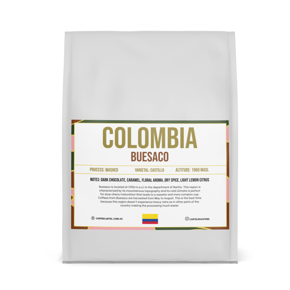 Colombia Buesaco Narino Espresso